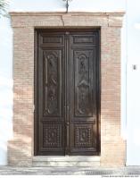 wooden double doors ornate 0002